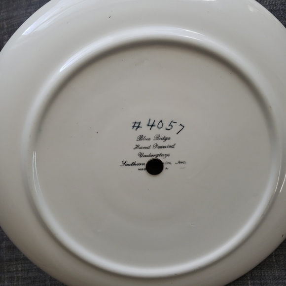 Vintage Blue Ridge southern potteries tidbit tray - Picture 4 of 9